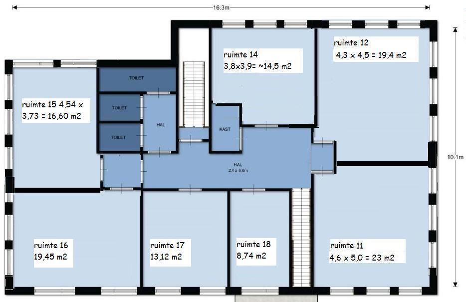 plattegrond voor verbouwing